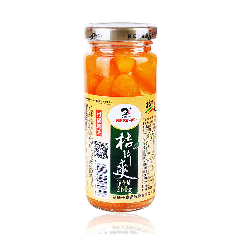 辣妹子 橘子罐头260克260g/瓶