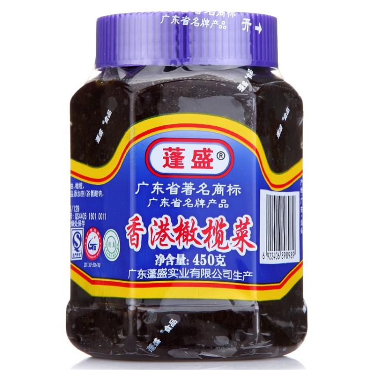 蓬盛 香港橄榄菜450g/瓶