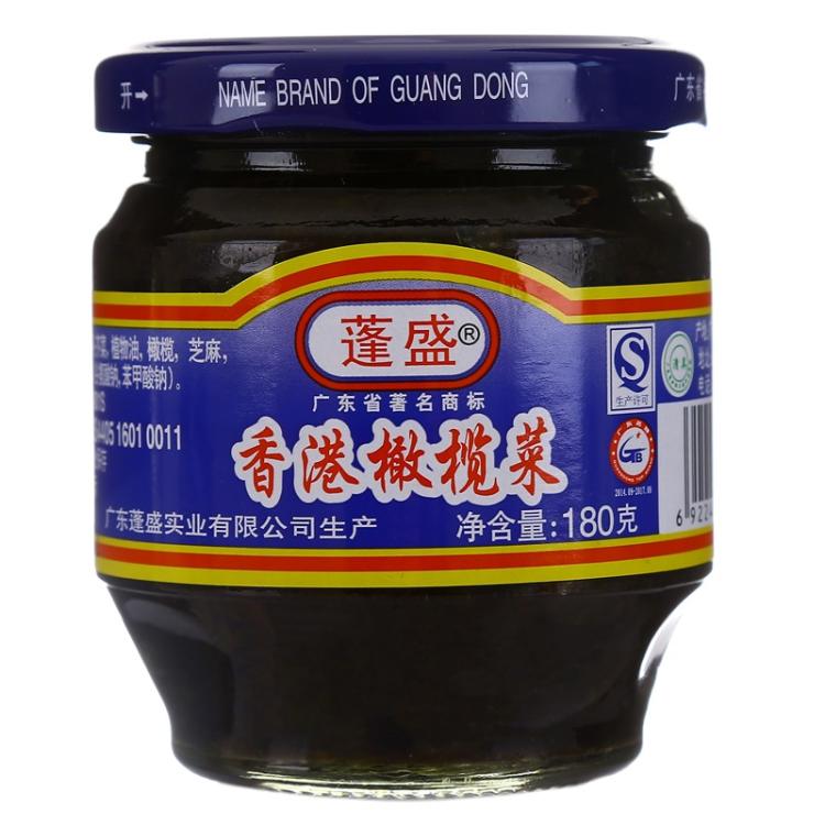 蓬盛 香港橄榄菜180g/瓶