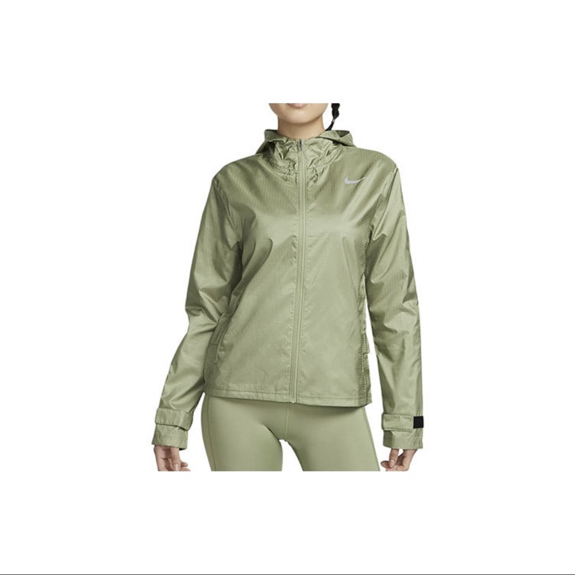 耐克Nike 女子春夏连帽防风户外运动休闲梭织夹克外套CU3218-386