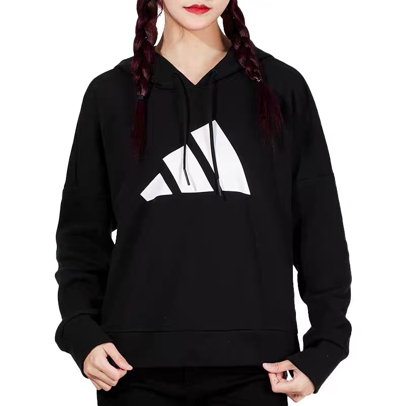 Adidas/阿迪达斯新款女子运动连帽休闲卫衣H57339