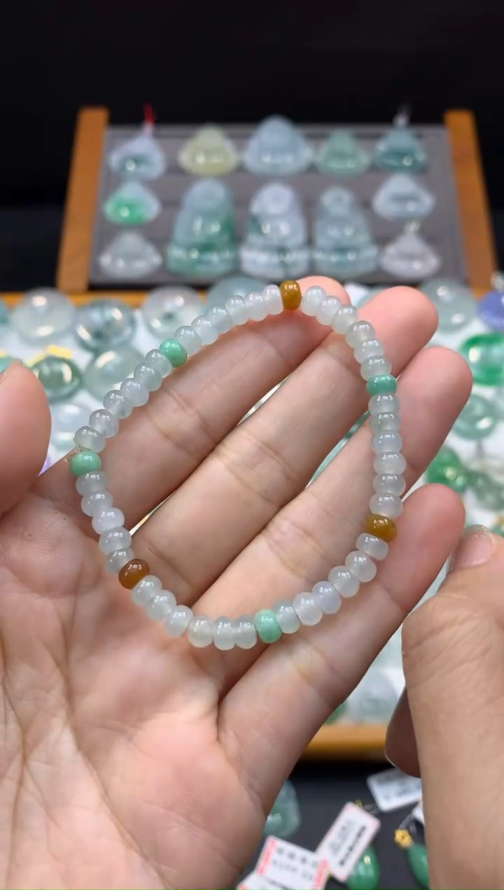 【闪购商品】翡翠手链未镶嵌手串