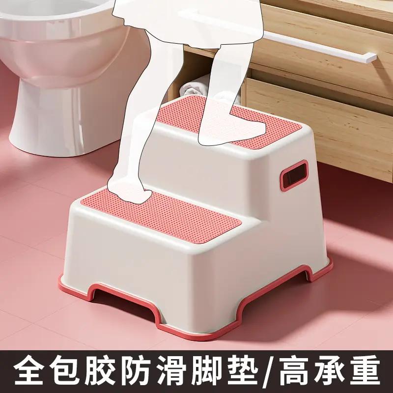 宝宝垫脚凳儿童踩脚椅子凳子洗手台阶小板凳防滑脚踏凳站凳小孩凳