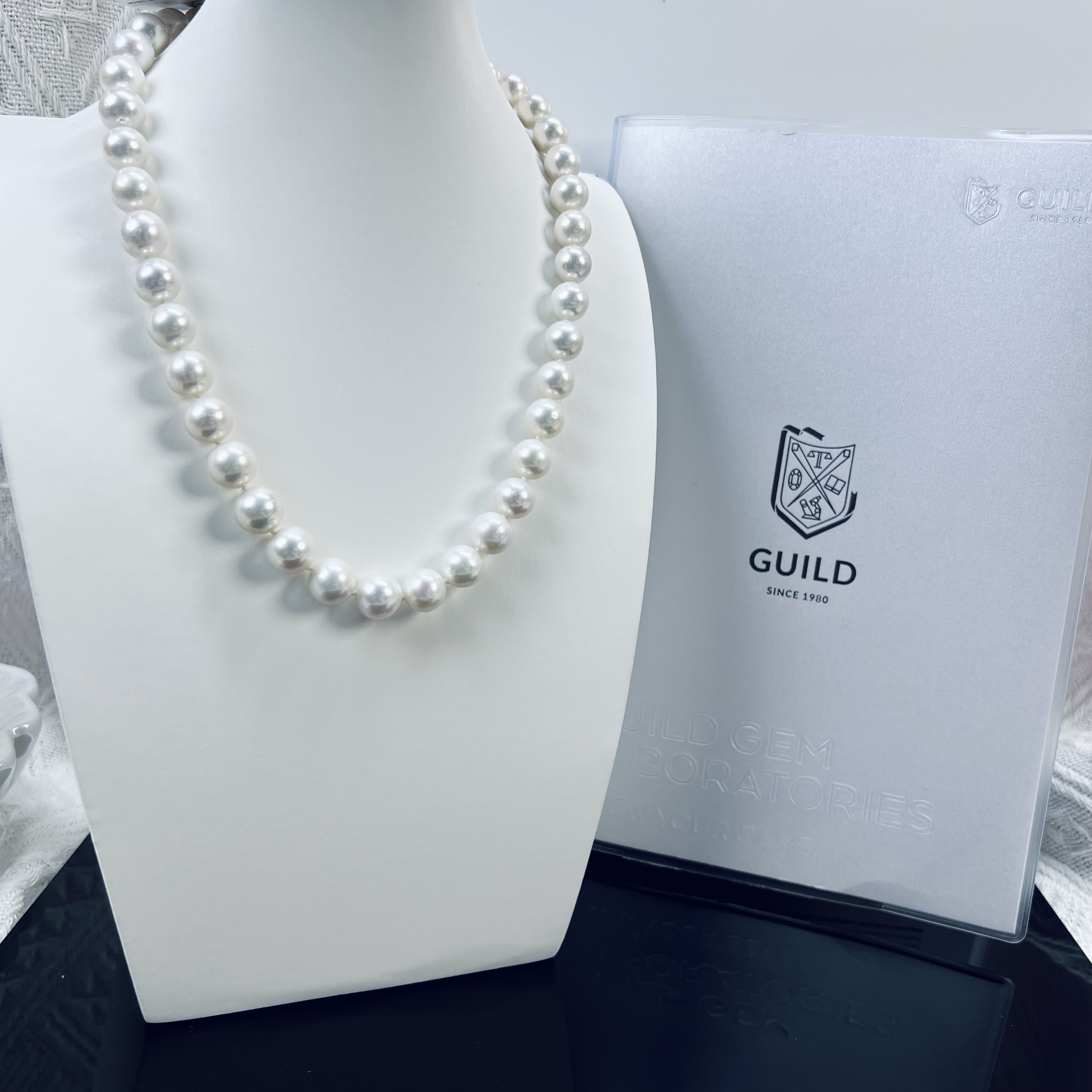 D227三星白雪9-11mm全珠链