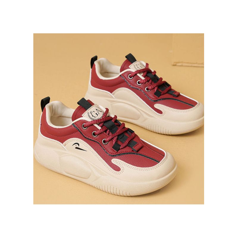 红蜻蜓牌2023老爹鞋女秋季新款踩屎感轻便跑步鞋学生休闲运动鞋