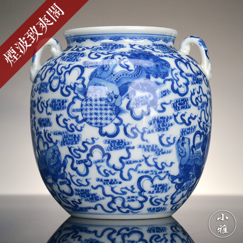 景德镇小雅 阮定荣造 小雅珍藏款 事事如意 建水 茶具 茶缸