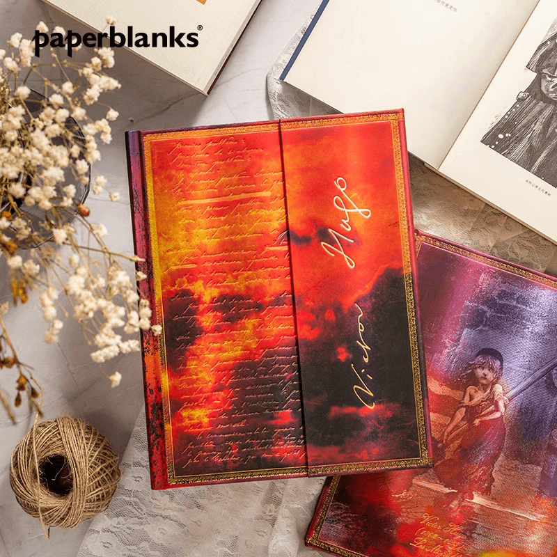 【直播专享】paperblanks维克多雨果笔记本手账记事精致礼物