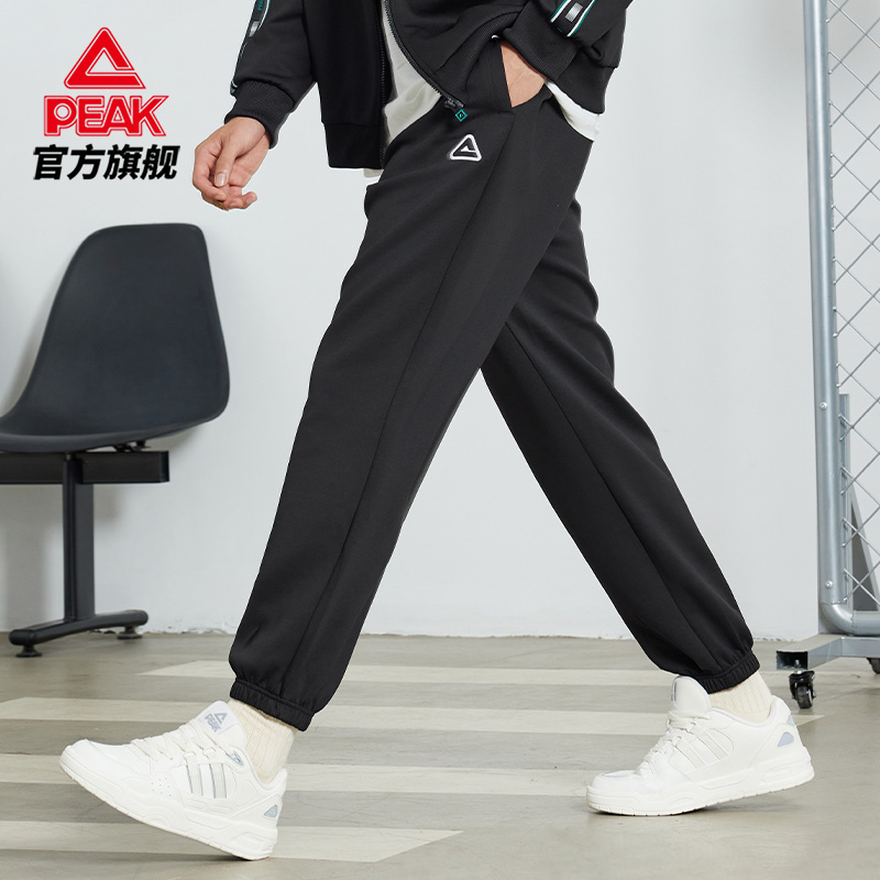 【六点半专属】匹克针织运动长裤25年新款休闲跑步裤情侣-DF343120