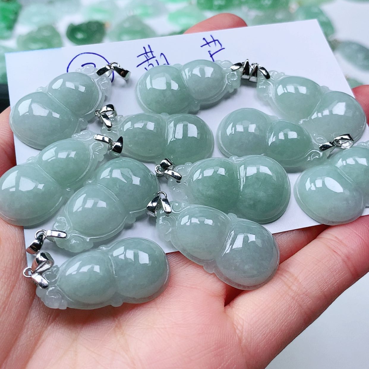 【闪购商品】翡翠颈饰银S925镶嵌多样性一件发货