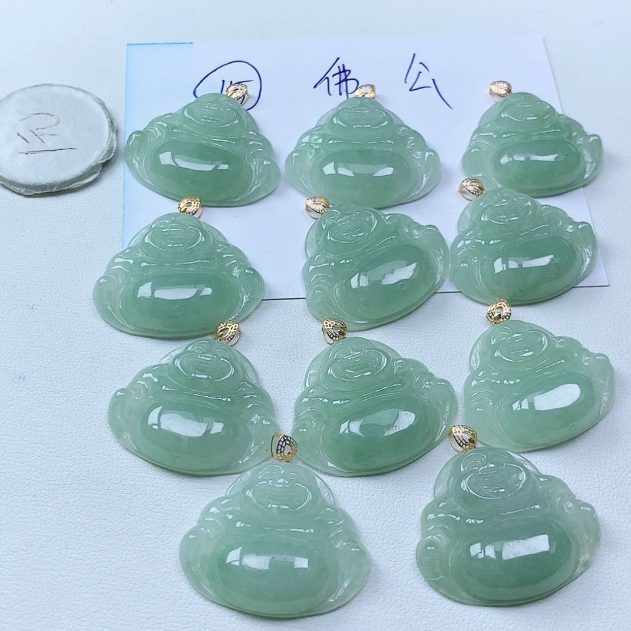 【闪购商品】翡翠颈饰18K金镶嵌多样性一件发货