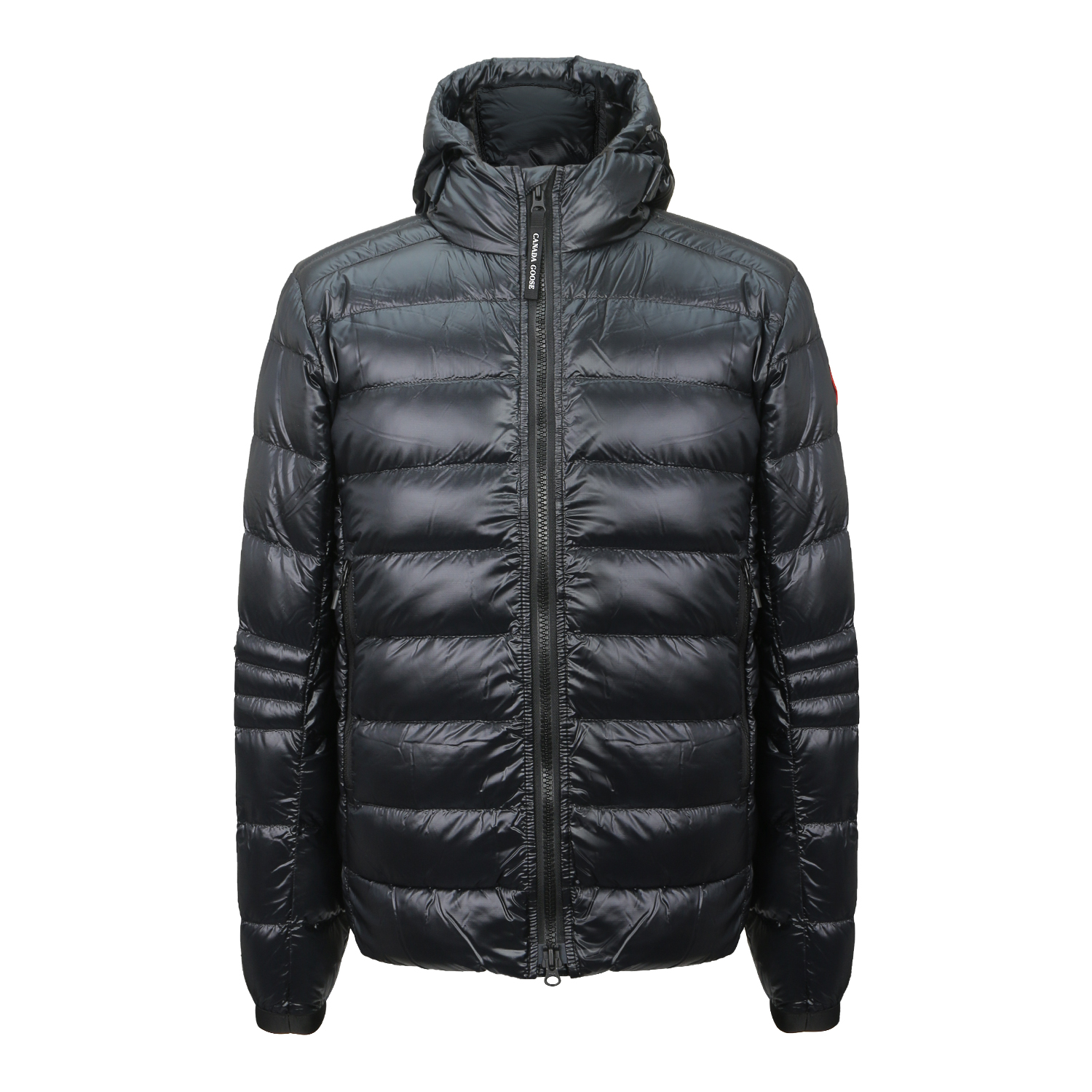 CANADA GOOSE 男士黑色欧版连帽羽绒服2227M  61 BLACK