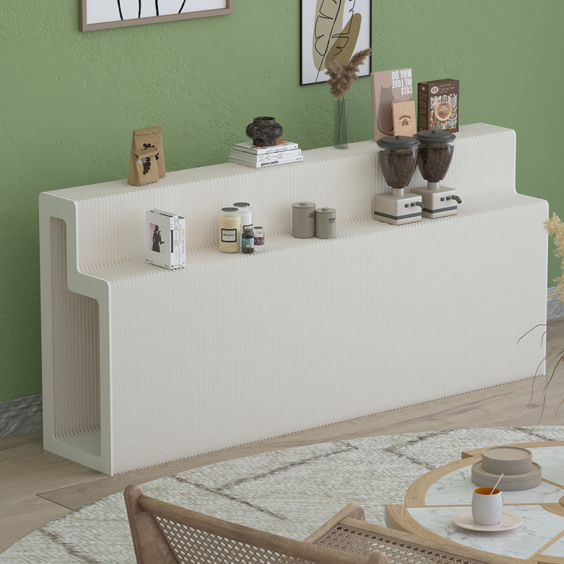 简约时尚中空长条展台展厅可折叠可收纳展示柜