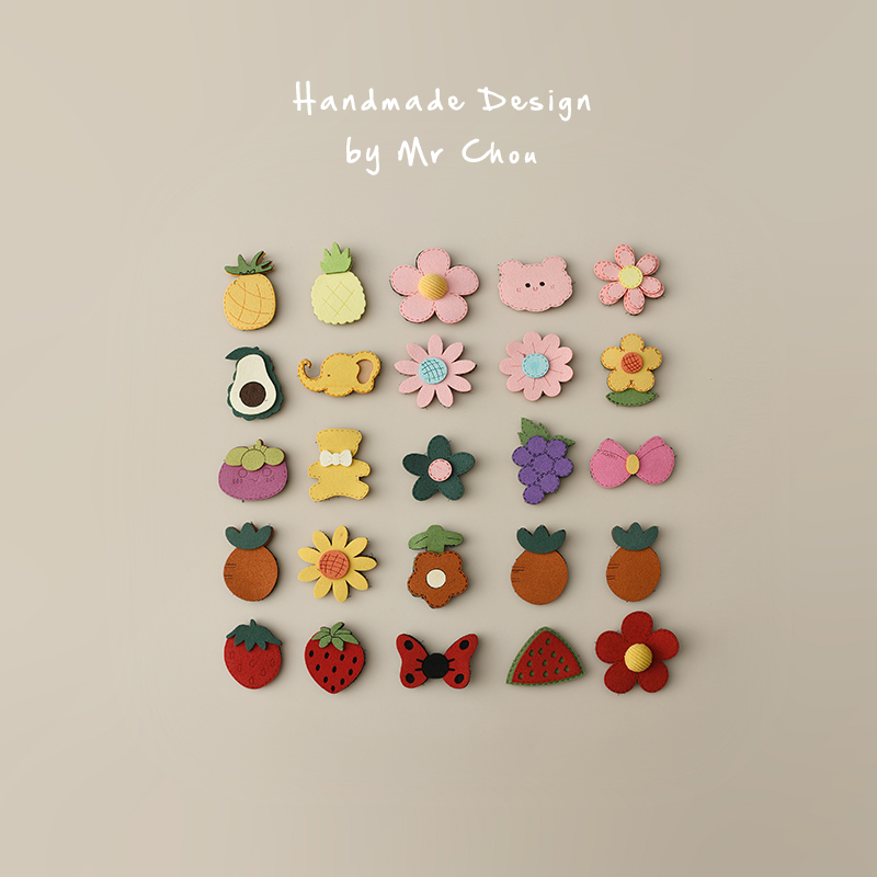 可爱婴儿粘头发魔术贴宝宝碎发神器刘海贴不伤发头饰儿童发贴发饰