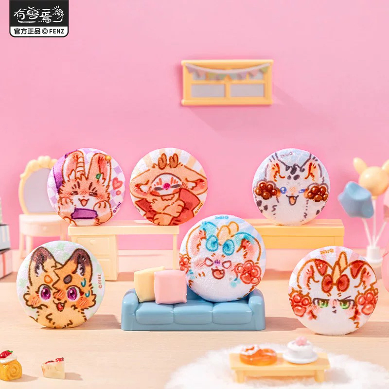 非人哉有兽焉摇尾巴系列马口铁徽章盲盒58mm