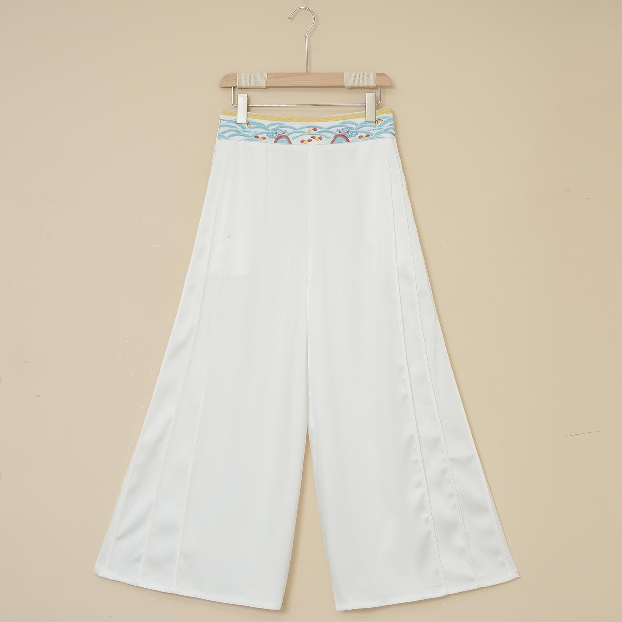 新中式国风百搭休闲民族风时尚阔腿裤