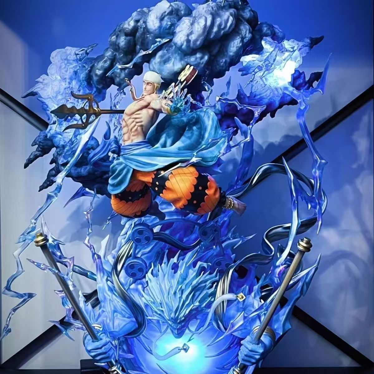 海贼王 GK LS 艾尼路雷神 客厅手办摆件