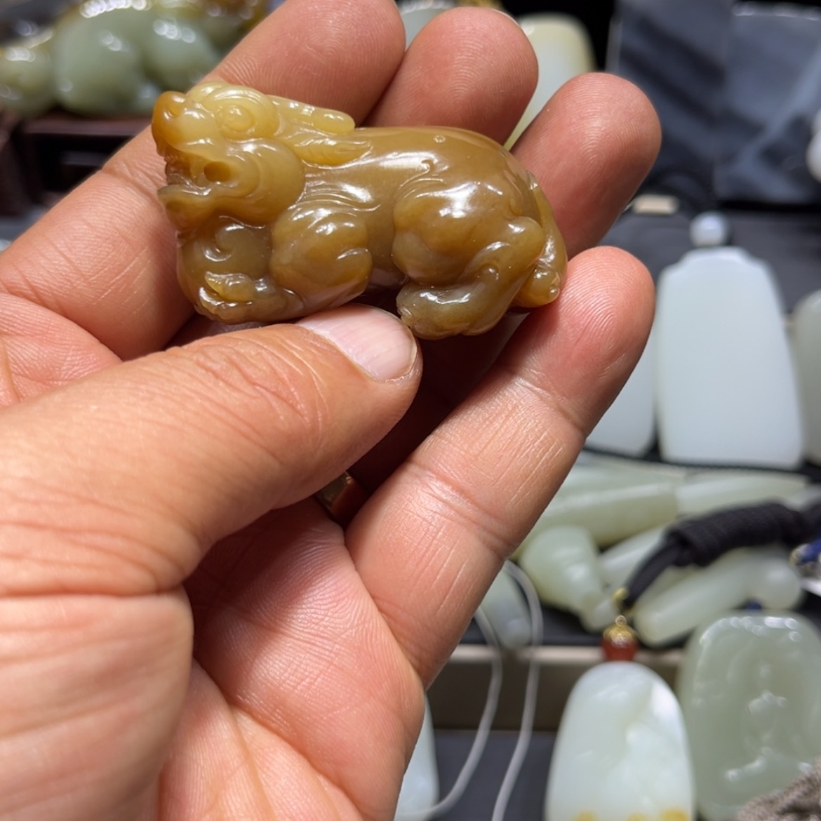【闪购商品】和田玉颈饰未镶嵌百**神