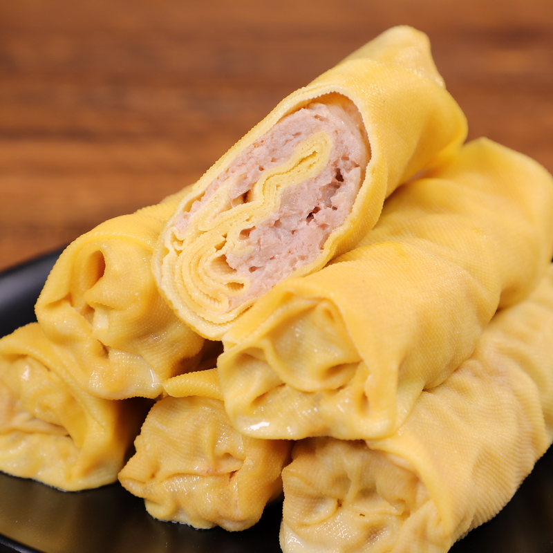 真味兴鲜猪肉荠菜千张卷百叶包特产美食手工制作50克/只顺丰包邮