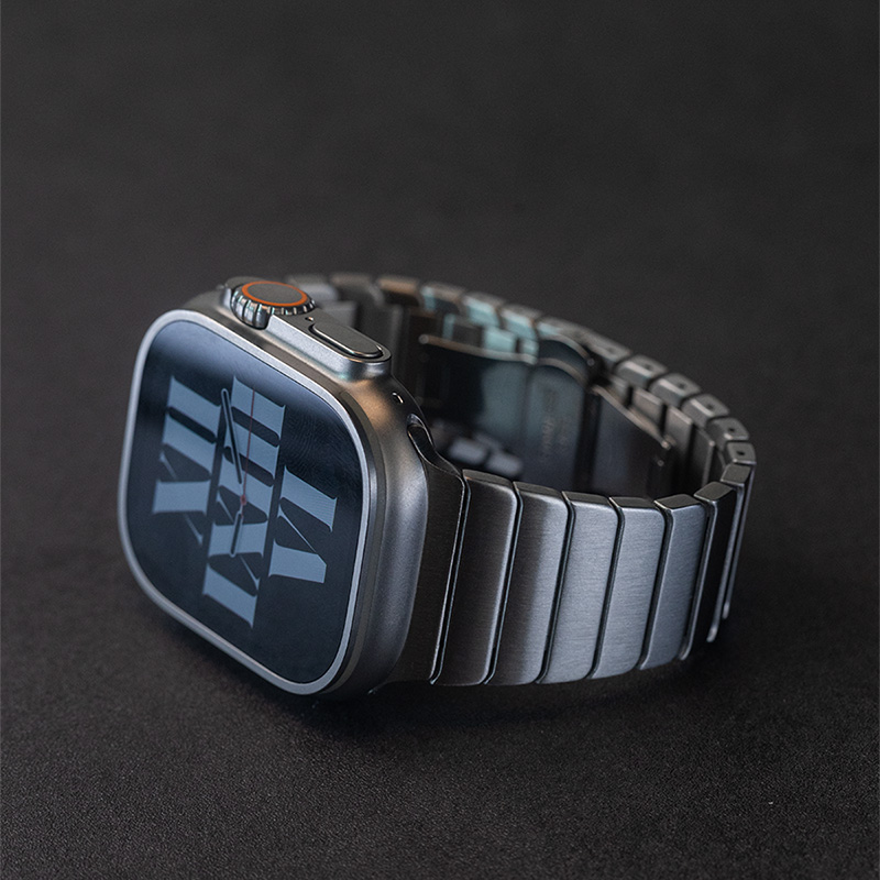 钢铁之心iwatch金属表带适用AppleWatch ultra苹果手表不锈钢