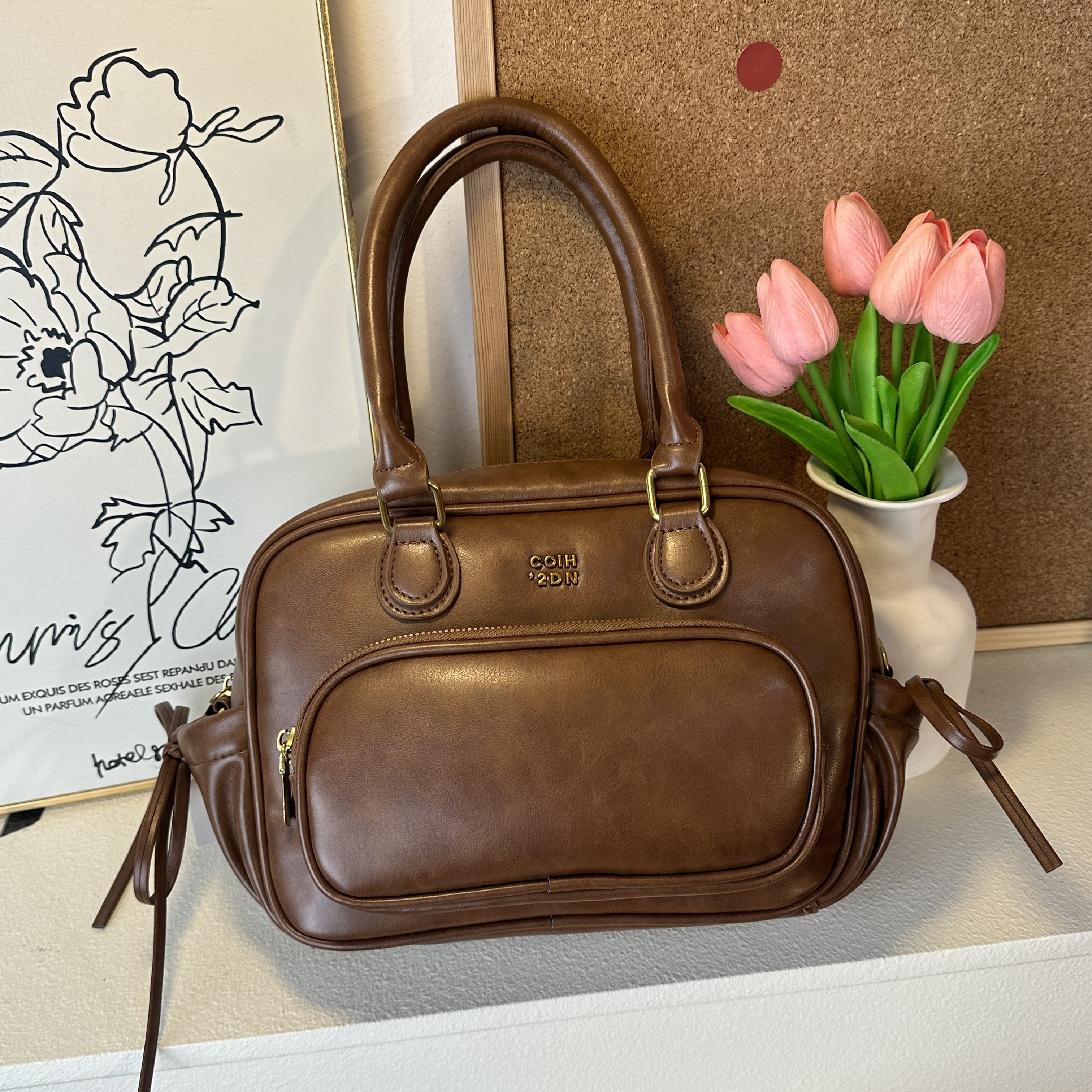 复古包包秋冬新款女大容量休闲单肩斜挎通勤包多功能双肩旅游背包