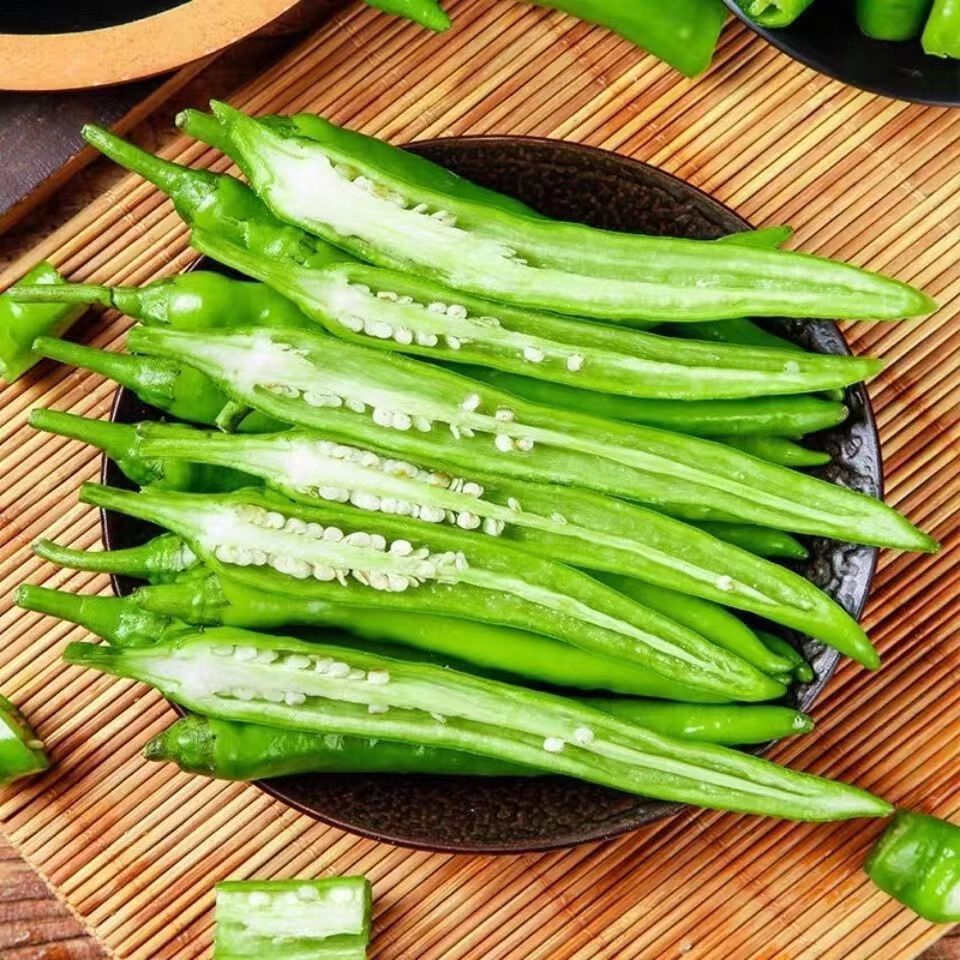 农家自种新鲜杭椒现摘现发