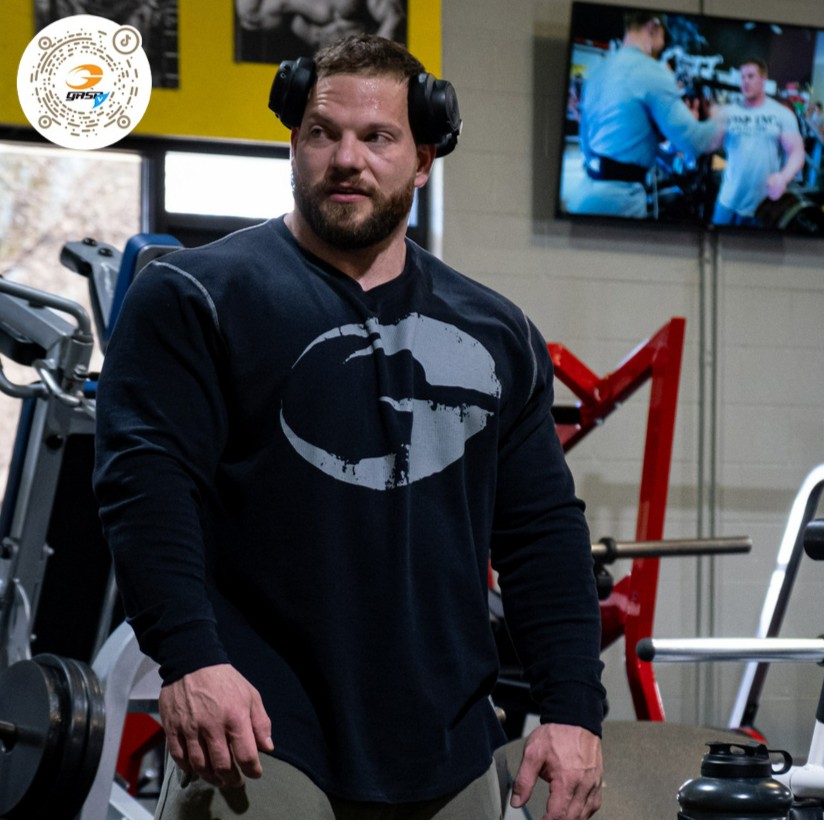 GASP Thermal Logo Sweater保暖大G华夫格长袖  套头衫健身220959