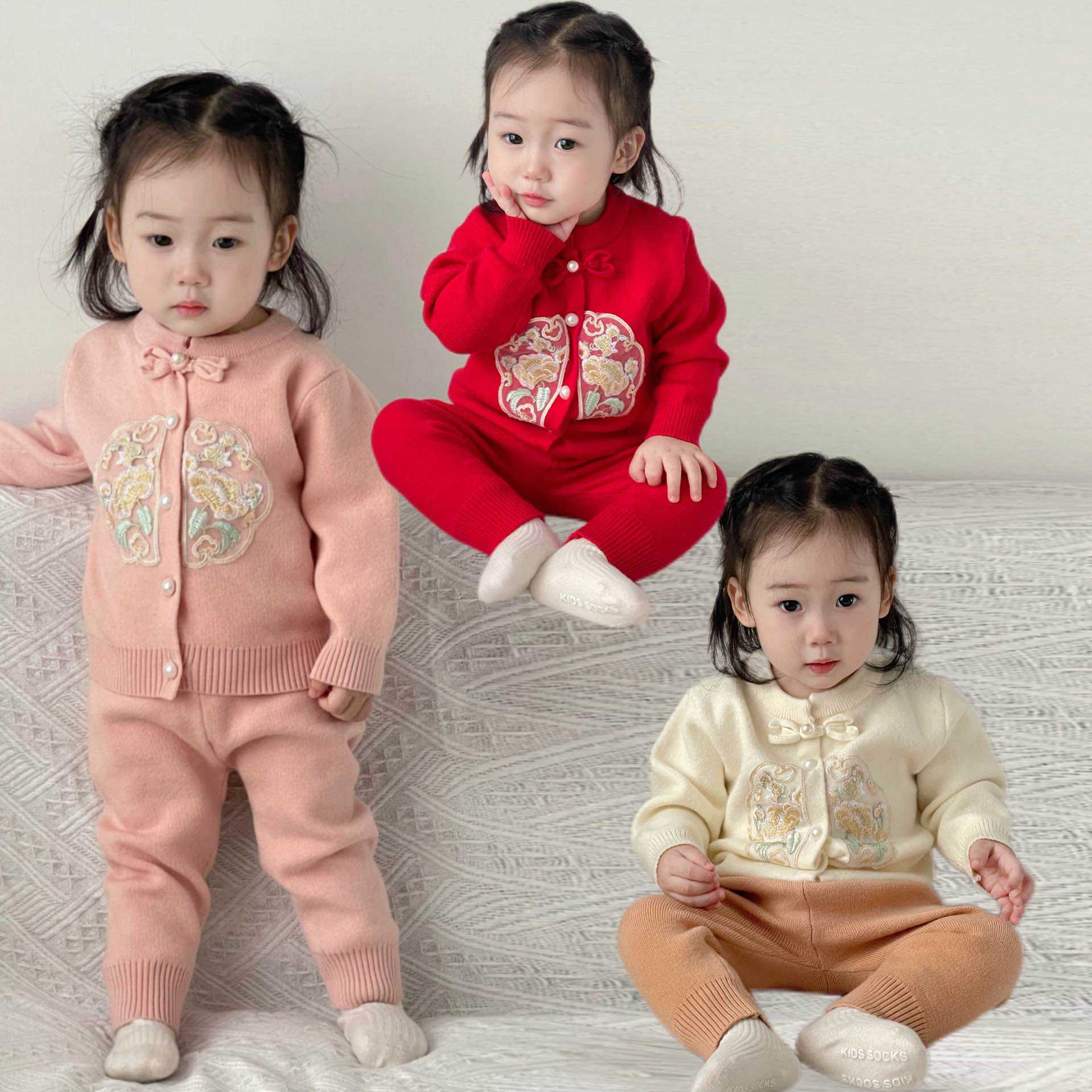 2024童装春秋装新款外套衬衣T恤裤子牛仔裤休闲裤裙子