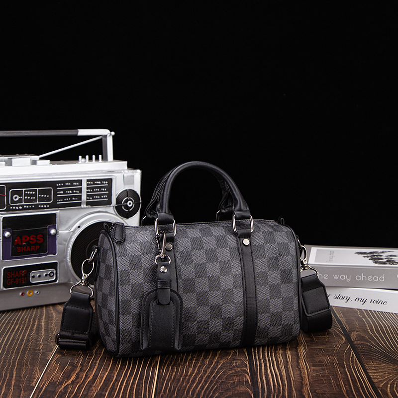 2025新款欧美潮牌手提包波士顿包 潮流时尚单肩包斜挎包圆筒包潮