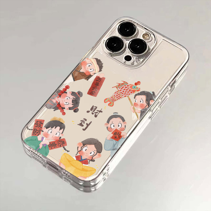武林外传中国风phone15苹果手机壳14promax硅胶13pro透明12创意11