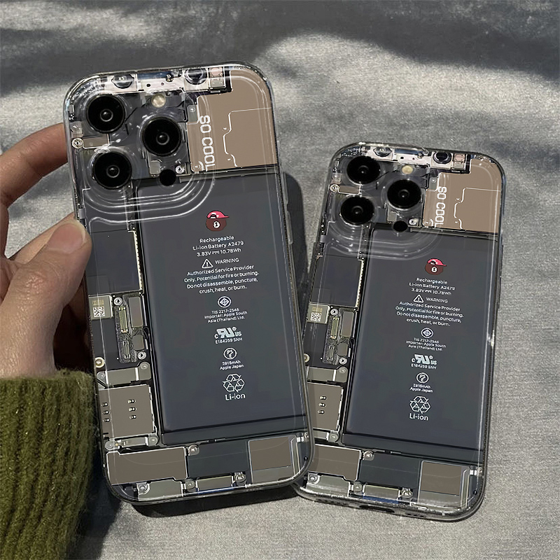 透明后盖iphone15苹果手机壳14promax硅胶13pro透明12创意11趣味