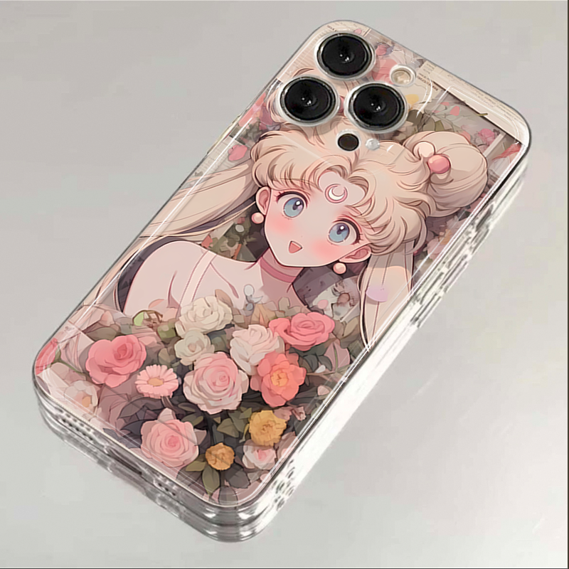 超级美少女iphone15苹果手机壳14promax硅胶13pro透明12创意11XS