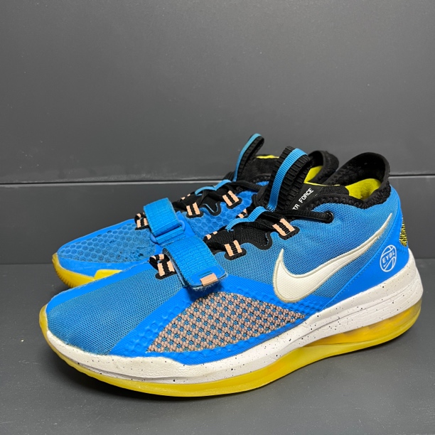 90新 NIKE/耐克 44.5码 airforcemax蓝黄原盒成色不错球鞋