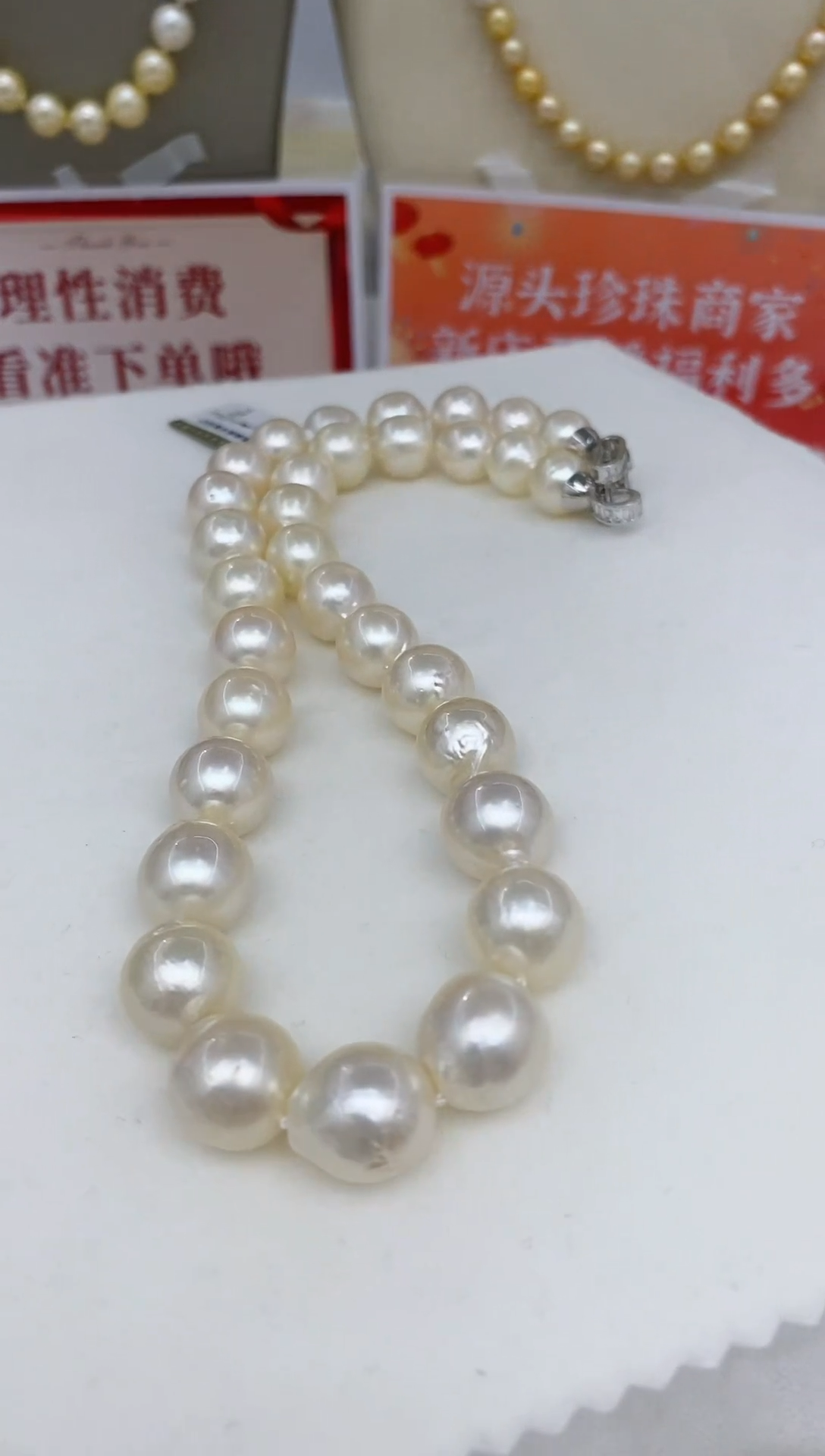 【闪购商品】海水珍珠项链未镶嵌118    11-13+mm