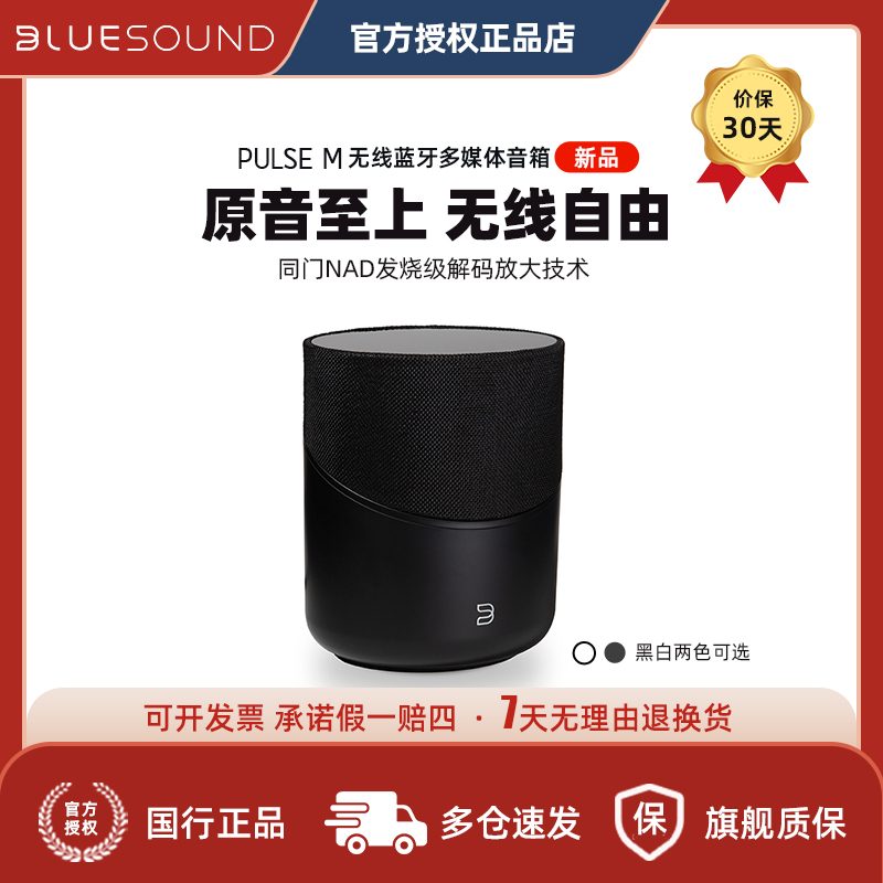 加拿大Bluesound NAD技术 Pulse M蓝牙智能音箱 无线wifi桌面音响