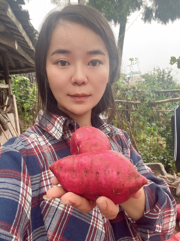 小袁夫妇各种农村土特产