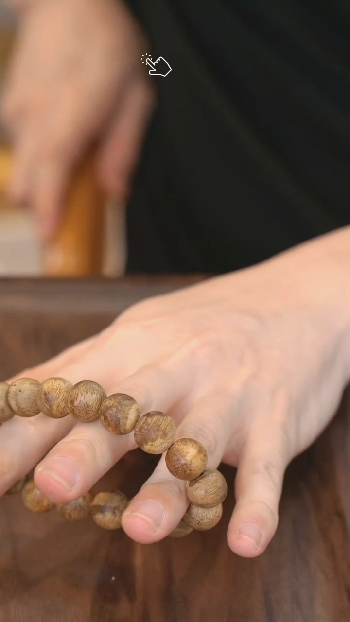 【闪购商品】沉香木手串森活有香绿琪399