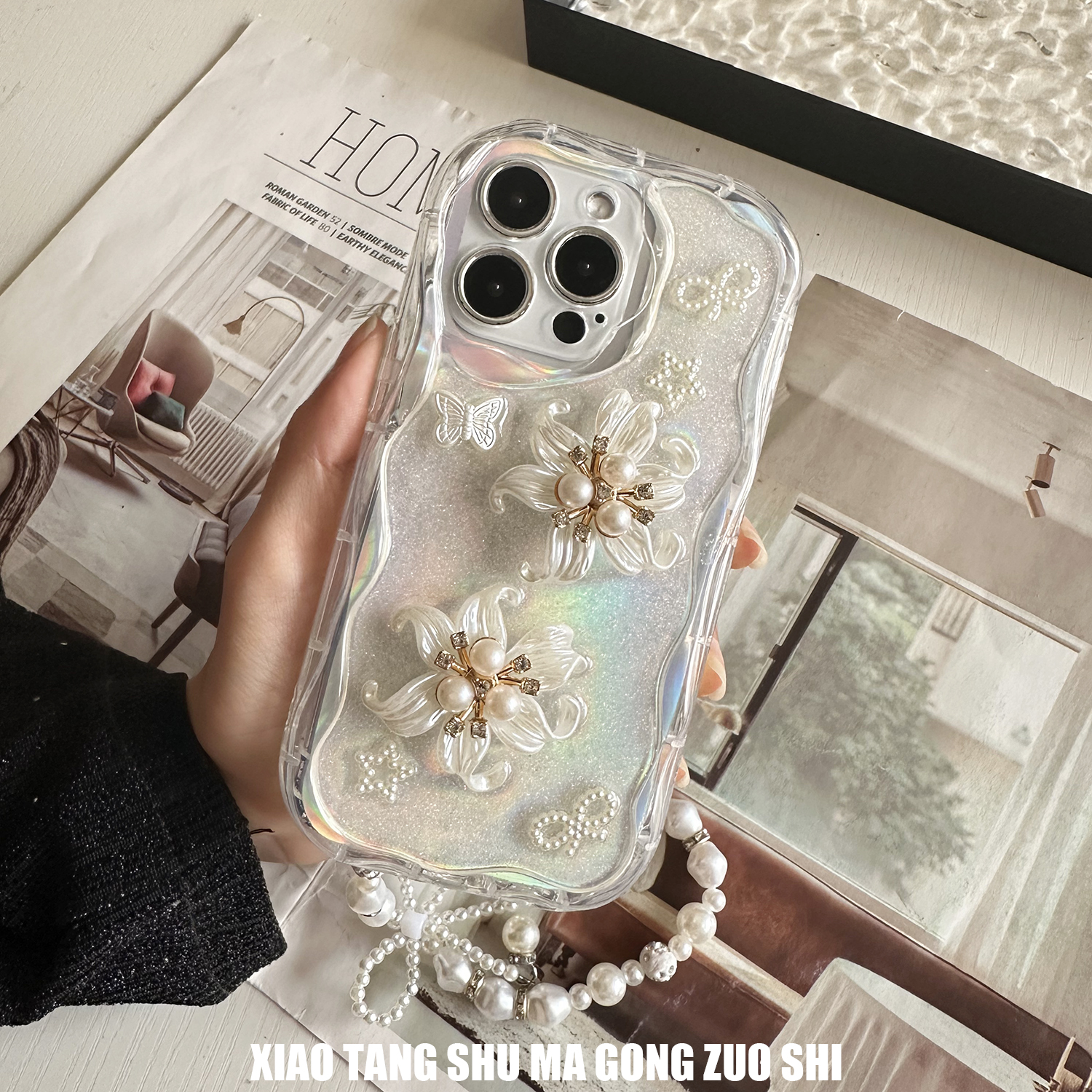 ins女款创意复古花防摔手机壳适用苹果华为小米OPPOvivo iPhone软