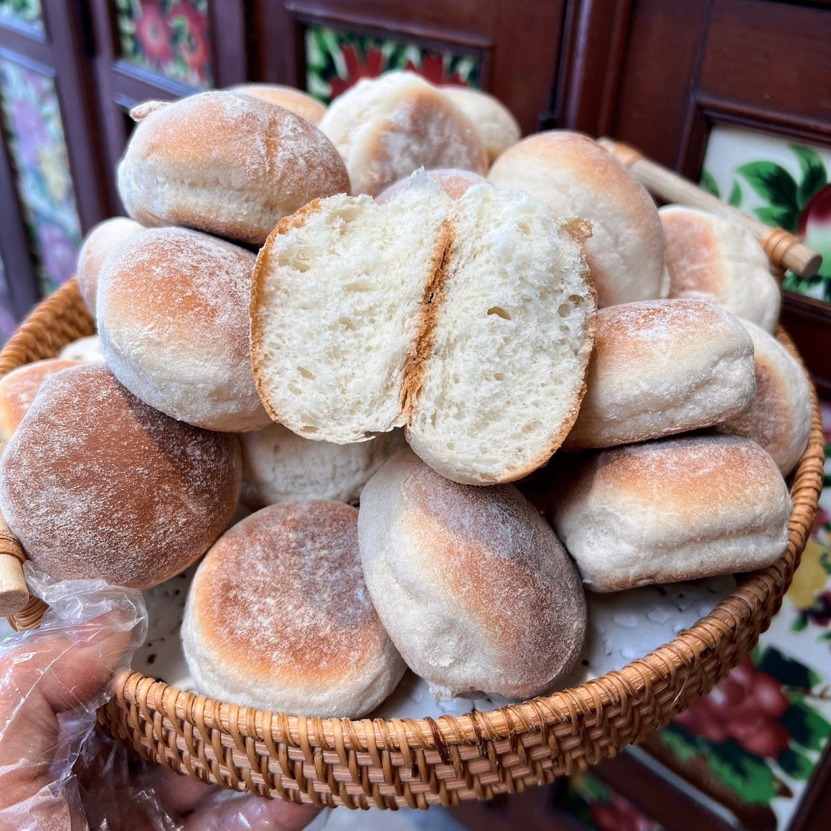 东北老式手工光头饼500克