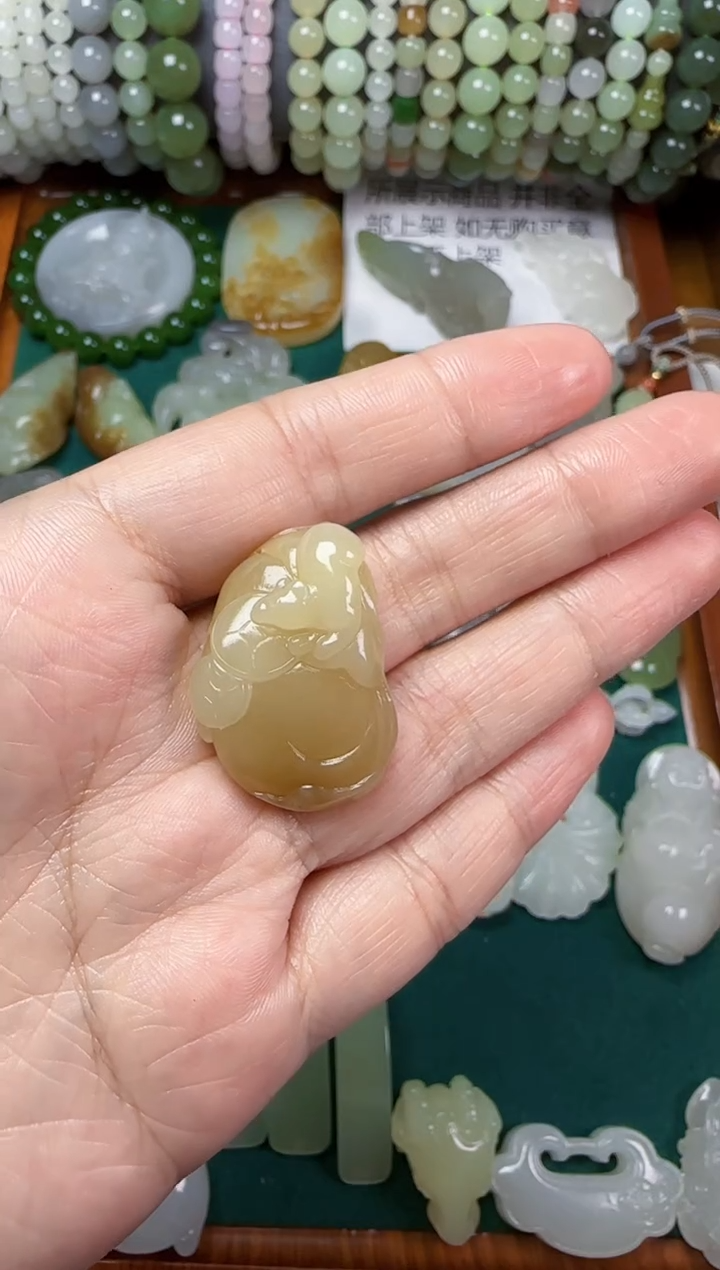 【闪购商品】和田玉无未镶嵌和田玉老鼠吊坠