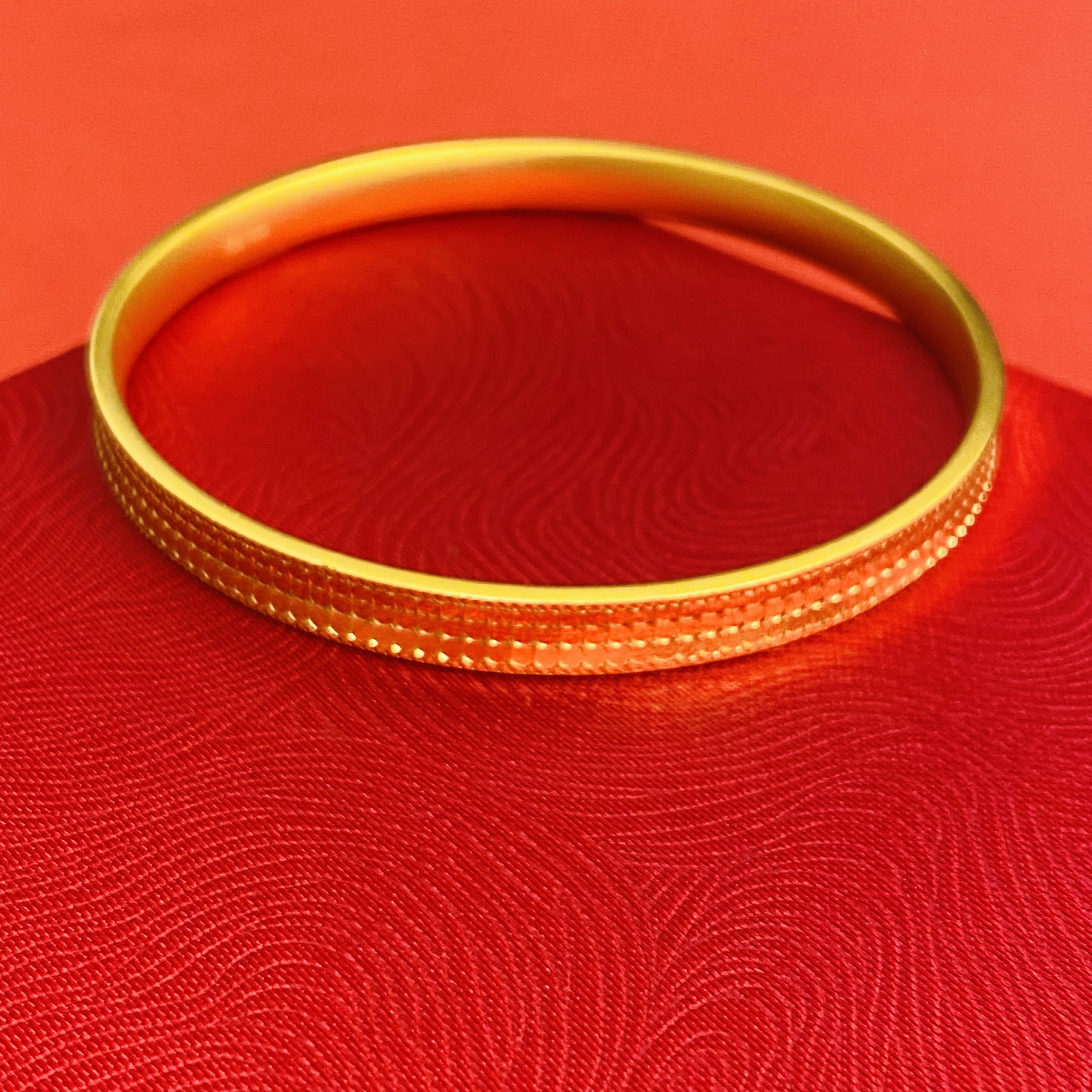 足银手镯 金包999足银龙鳞经典手镯简约实心时尚首饰送女朋友礼物