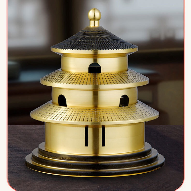 天坛香炉、香薰炉（带2盒塔香）