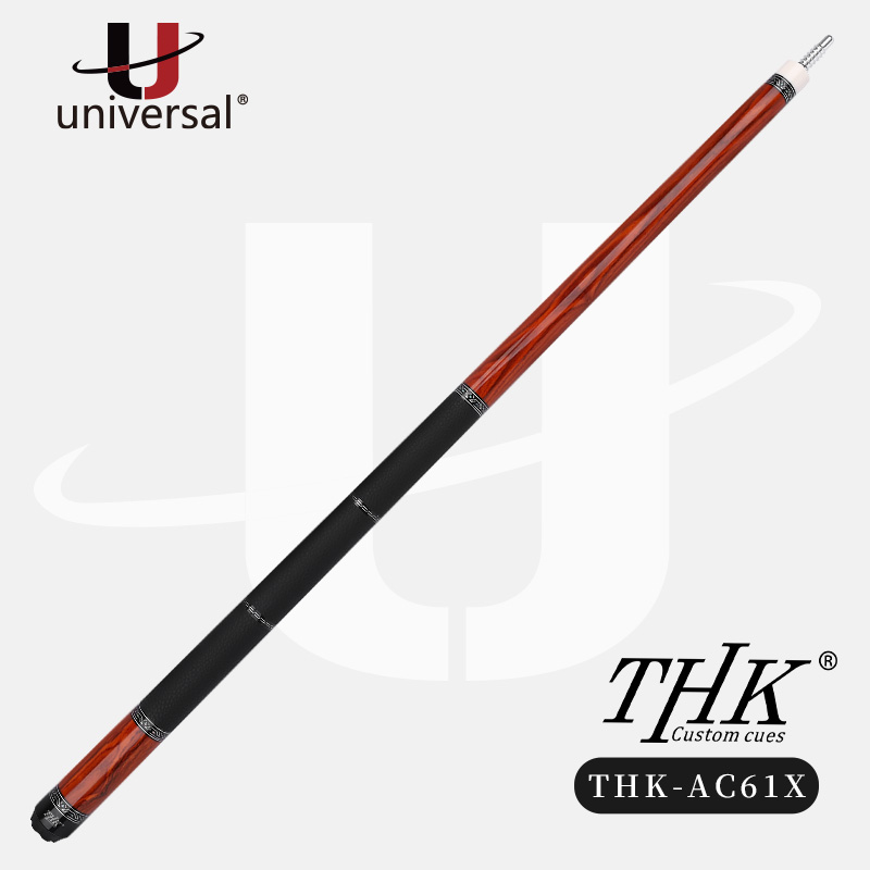 环球台球杆THK素面中式大头黑八美式九球大头杆台球杆职业套装