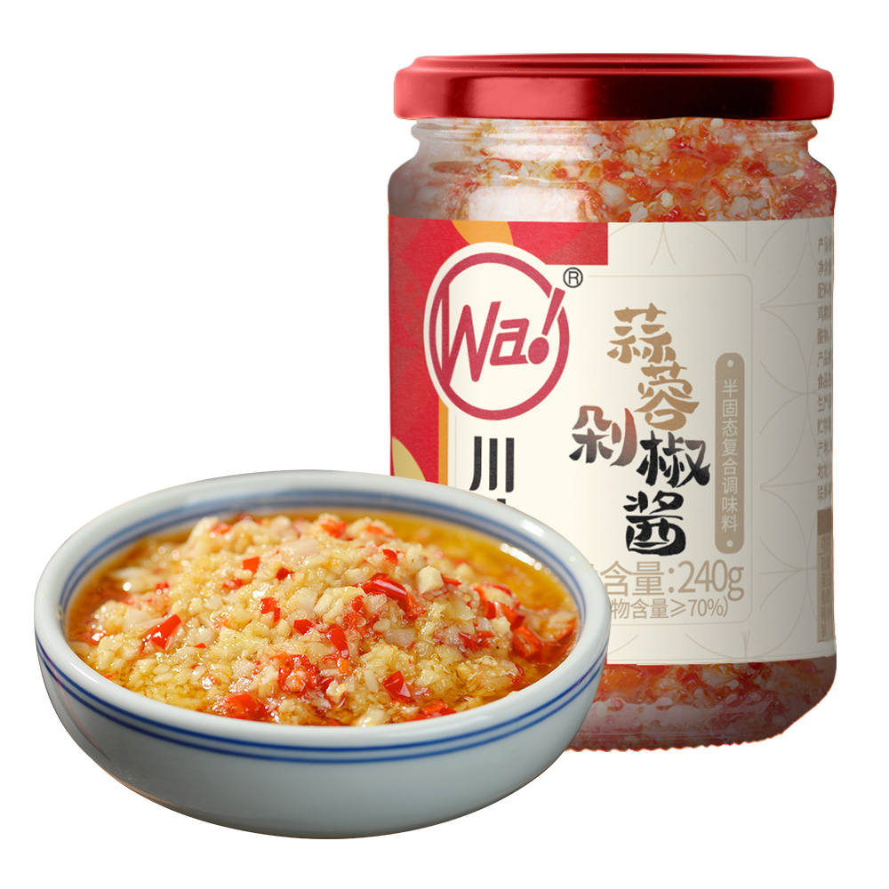 川娃子 蒜蓉剁椒酱 240g