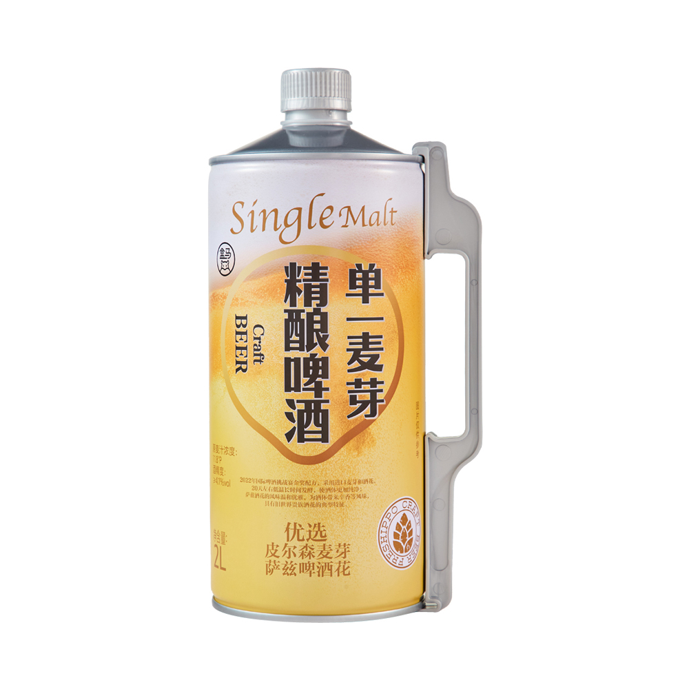 盒马 单一麦芽精酿啤酒 2L
