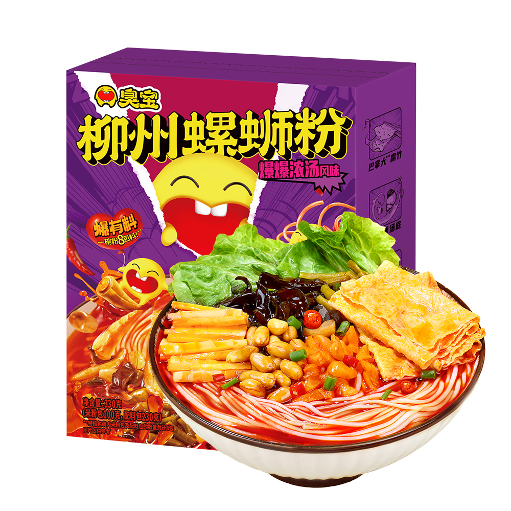 臭宝 爆爆浓汤柳州螺蛳粉 330g