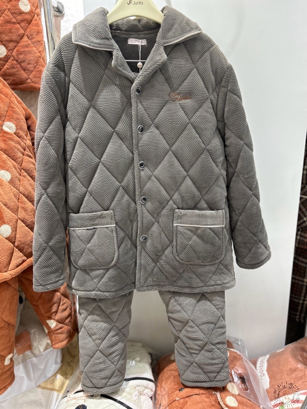 409-499秋冬季男女加厚保暖高端家居服睡衣