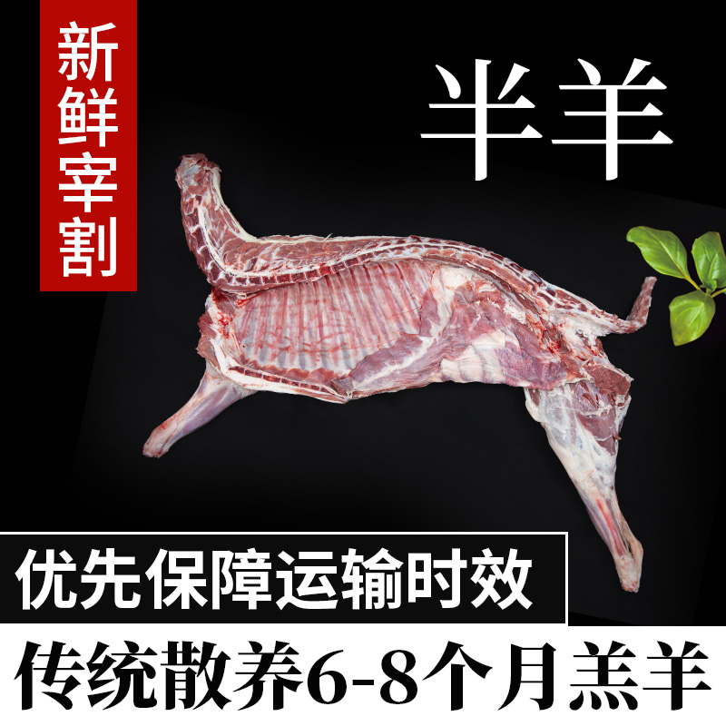 散养滩羊-半只羊【当天现宰-新鲜分割】