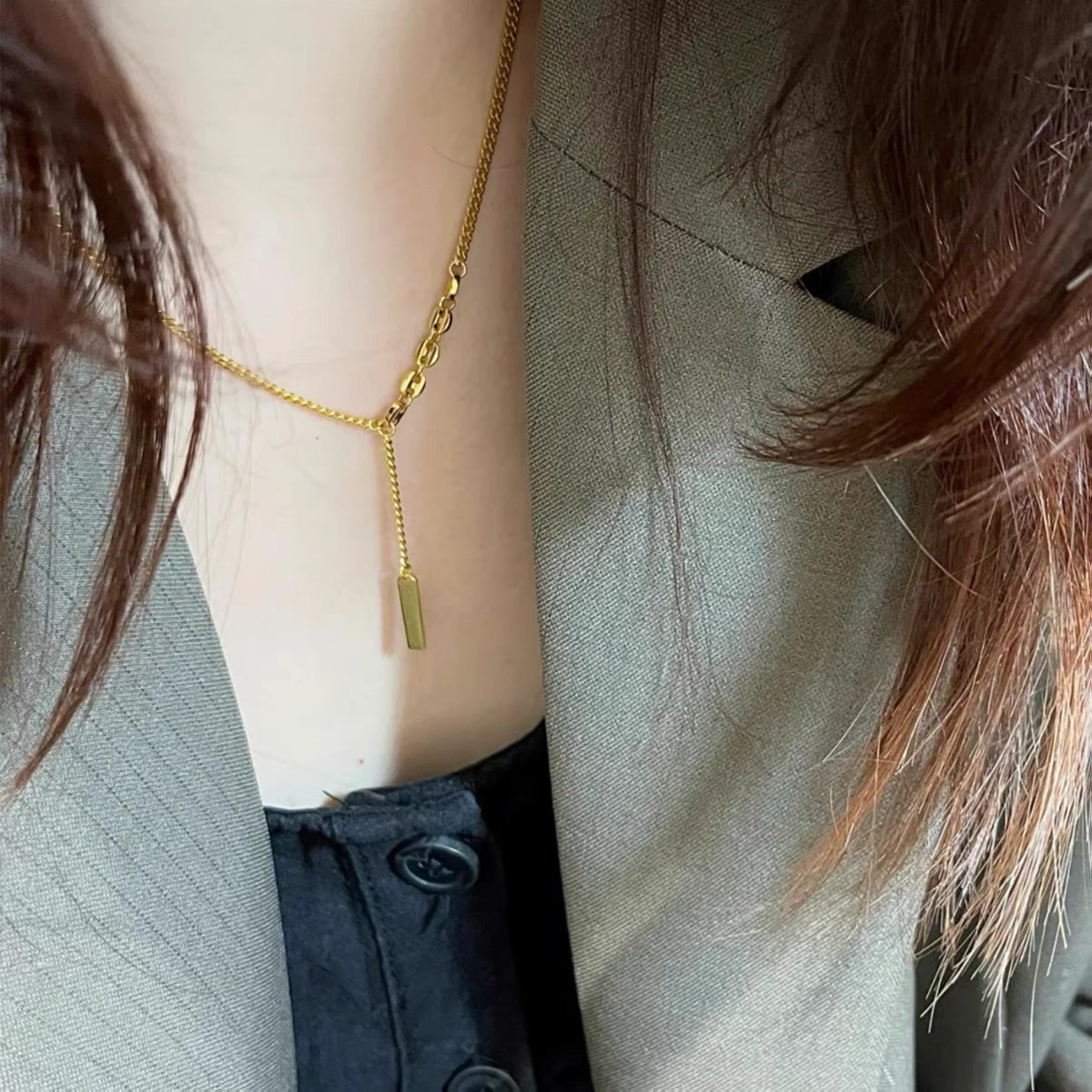 5G工艺足金999小众幸运上上签套链