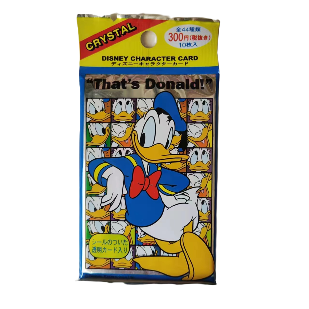 【1997年】（日版中古）唐老鸭收藏卡 透卡 （单包）