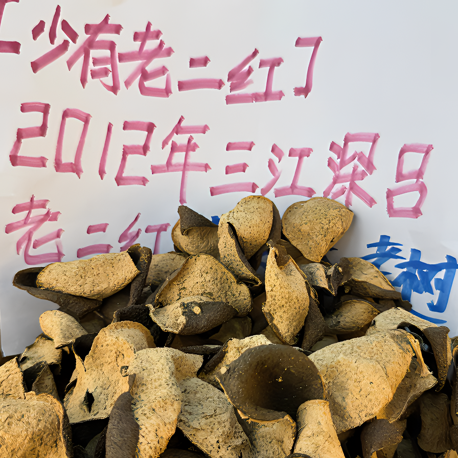 【老树二红】2012年三江深吕老二红 新会陈皮